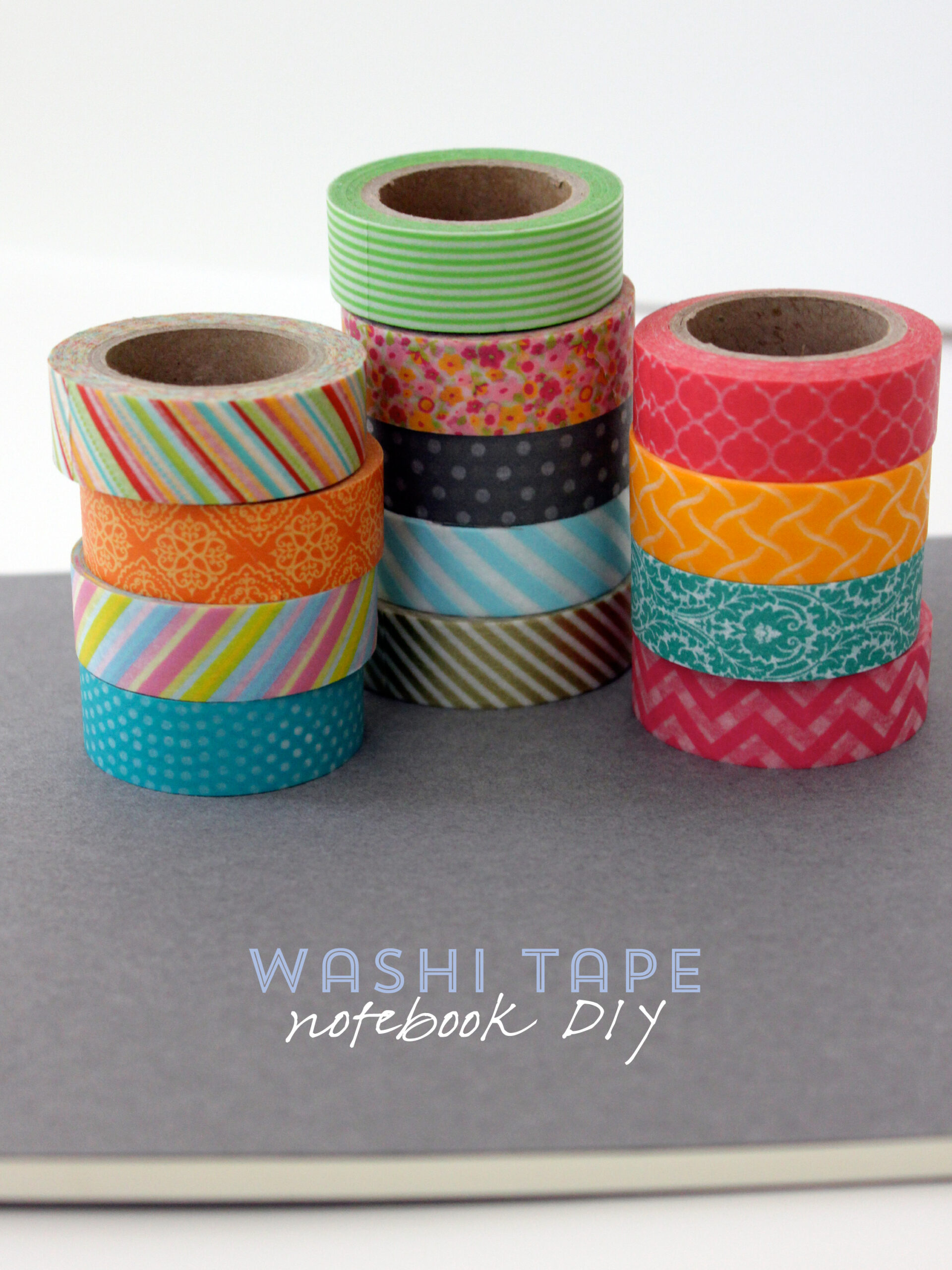 DIY Washi tape notebook