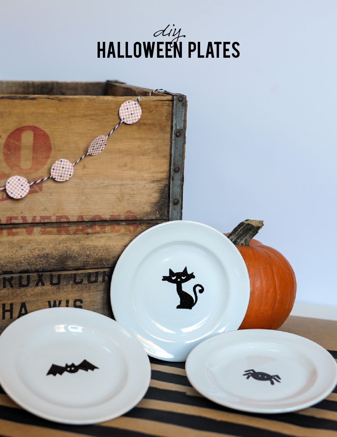 DIY Project – Halloween Plates