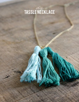 10-minute DIY Tassel Necklace