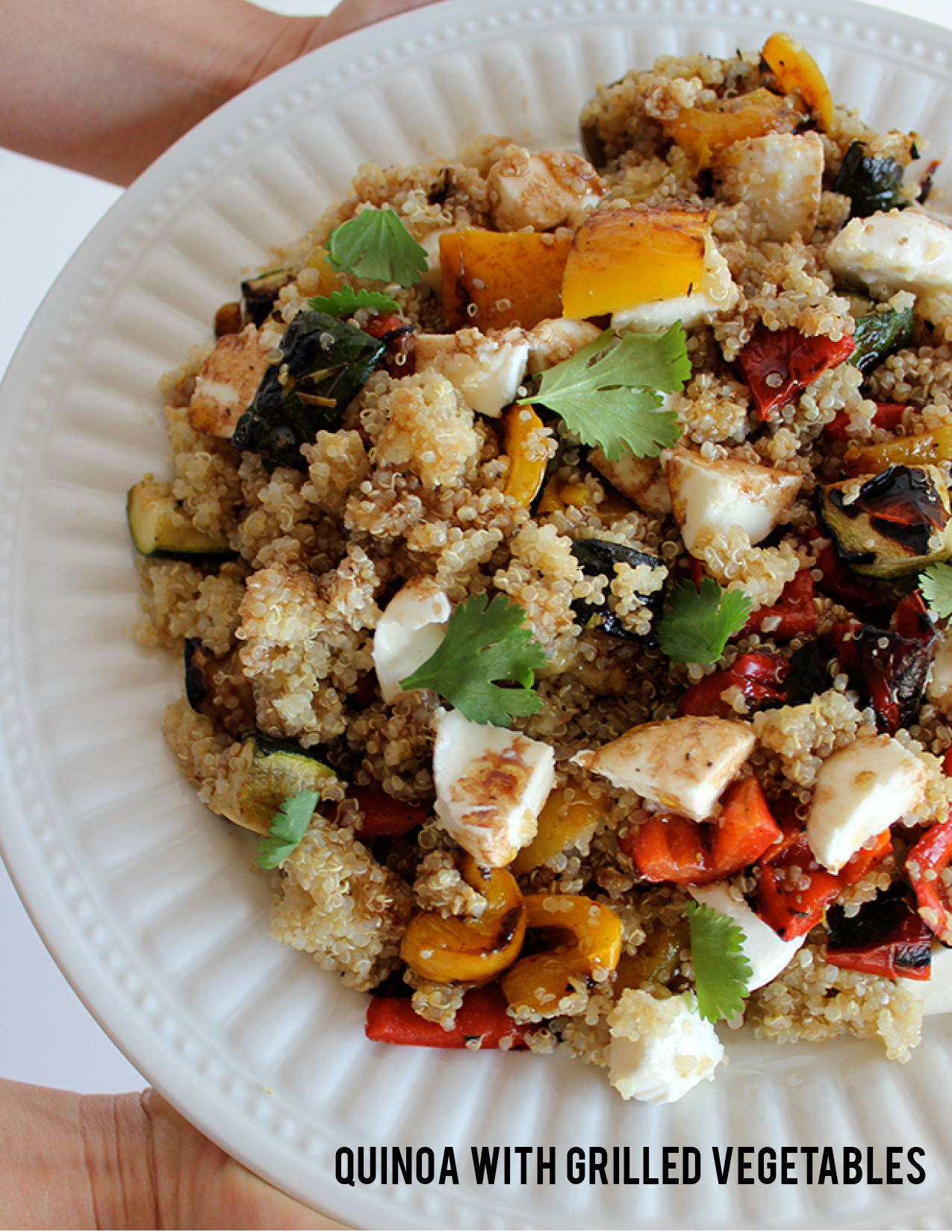 Quinoa with grilled vegetables