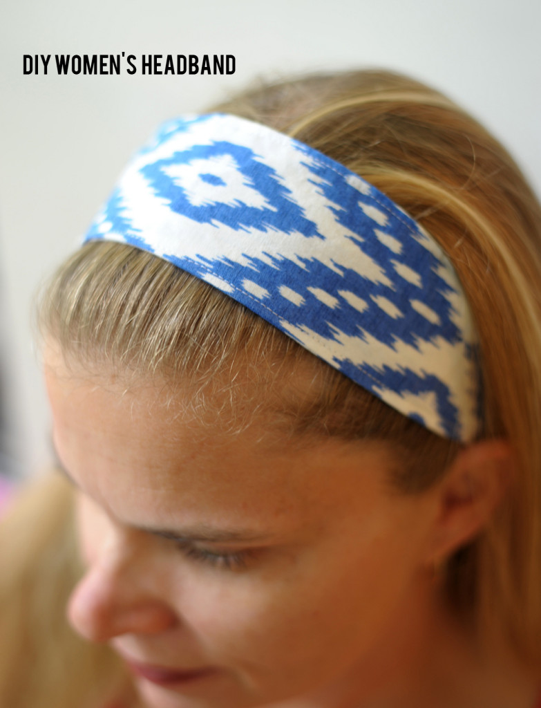 DIY Women's Fabric Headband