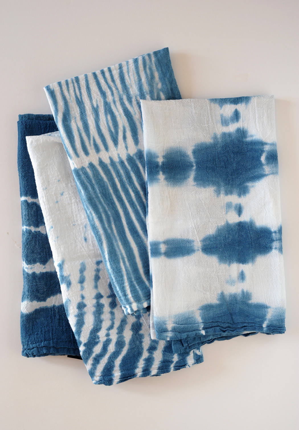 Indigo Dye Series – Shibori Dish Towels