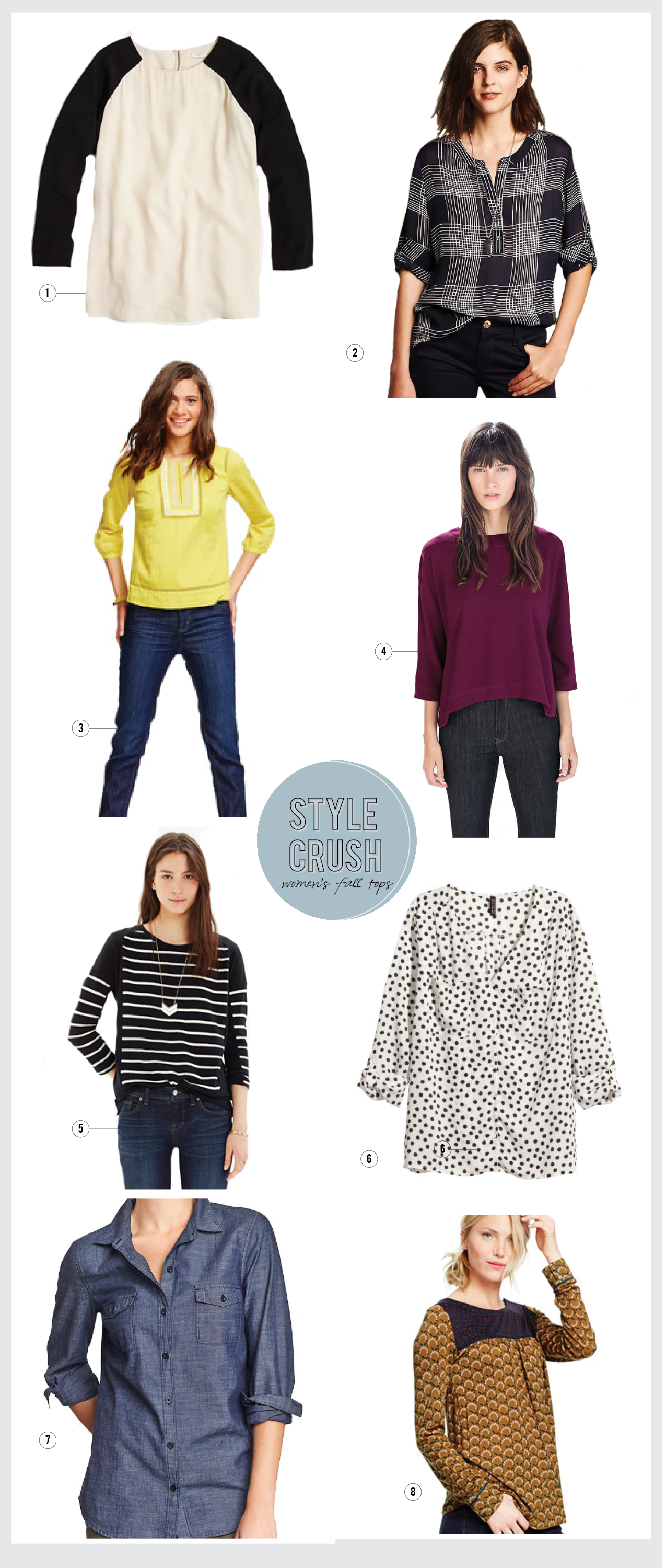 Style Crush – Women’s Fall Tops