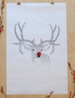 Big Reindeer Engineer Print (with Free Printable!)