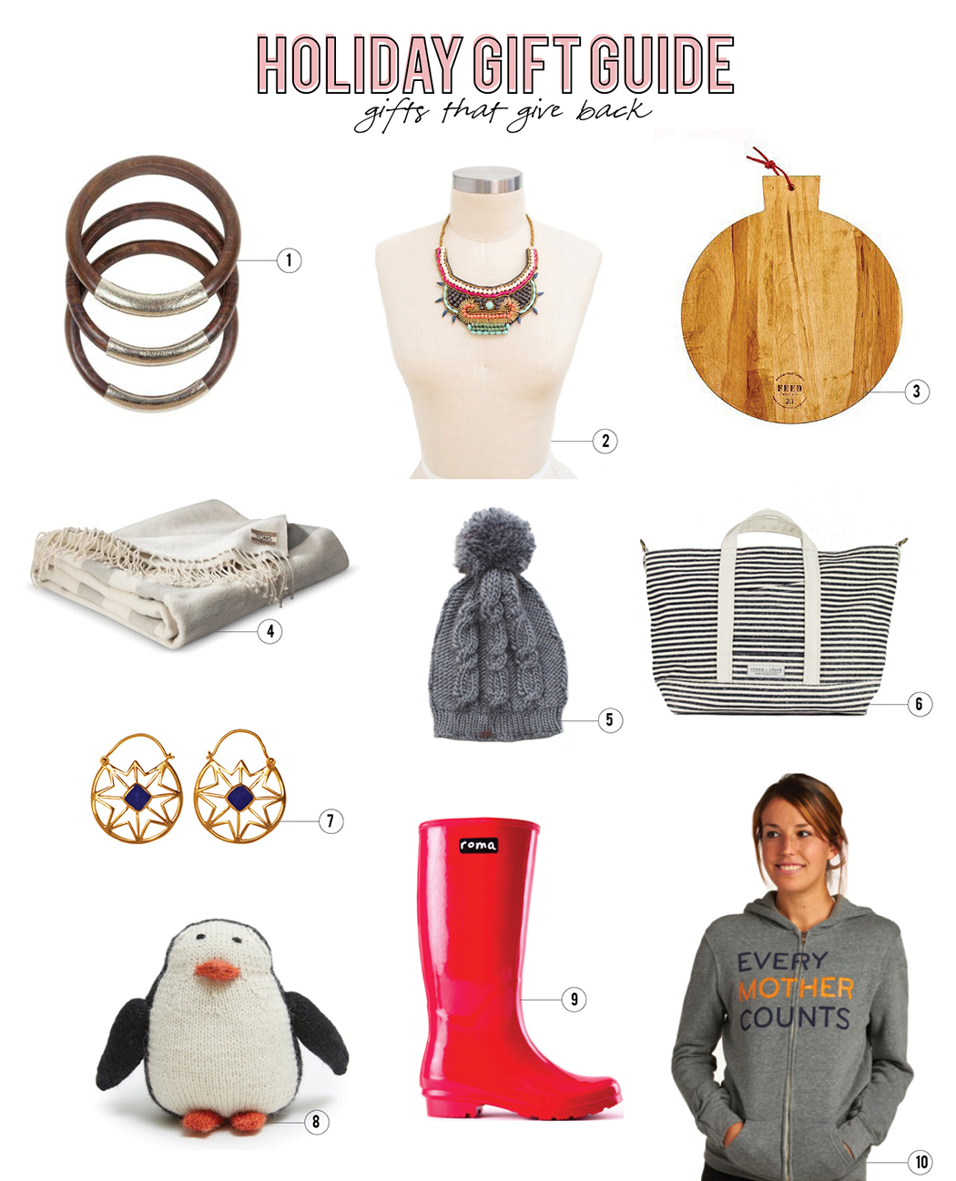 Holiday Gift Guide – Gifts that Give Back