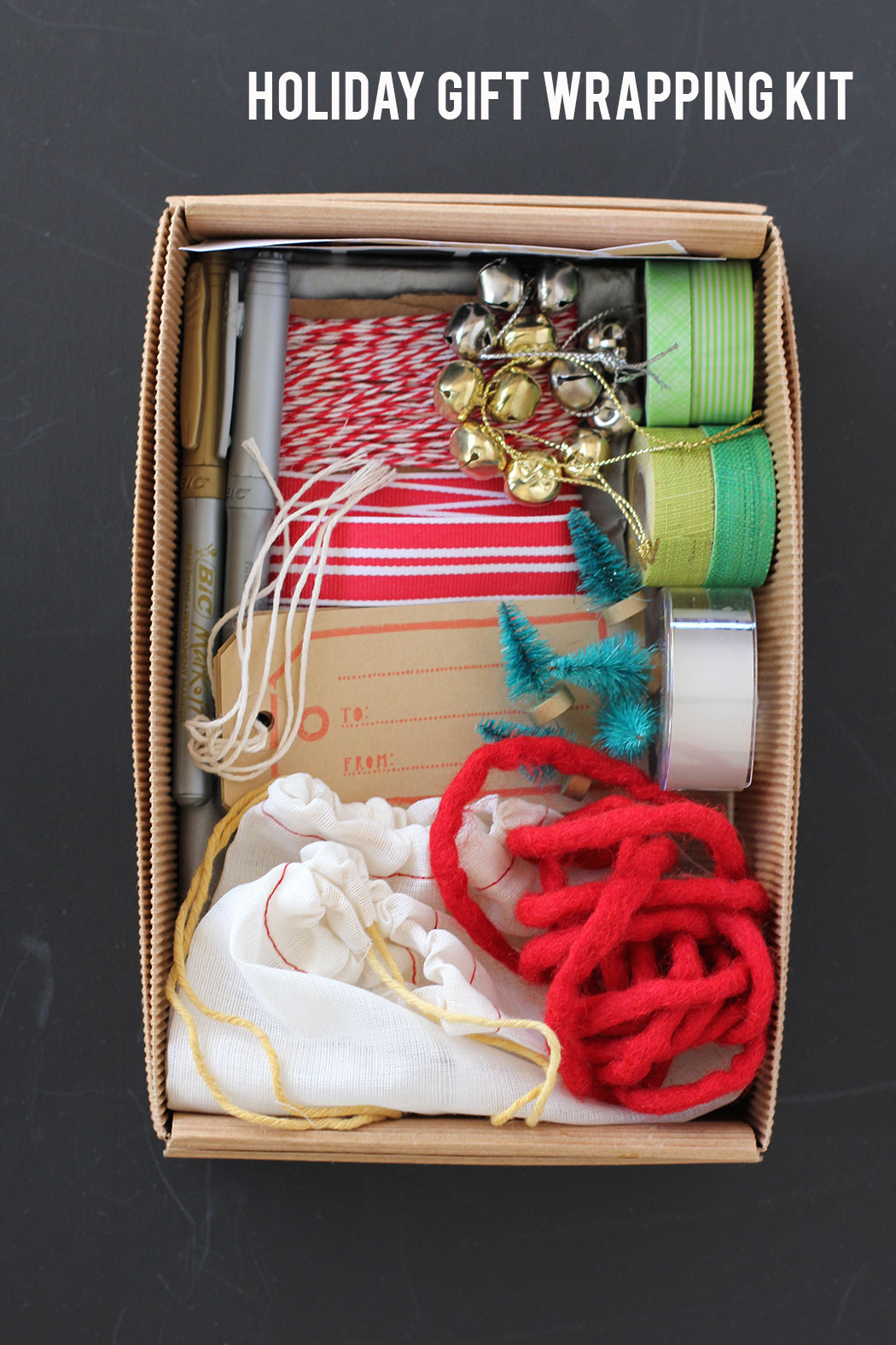 Holiday Gift Wrapping Kit