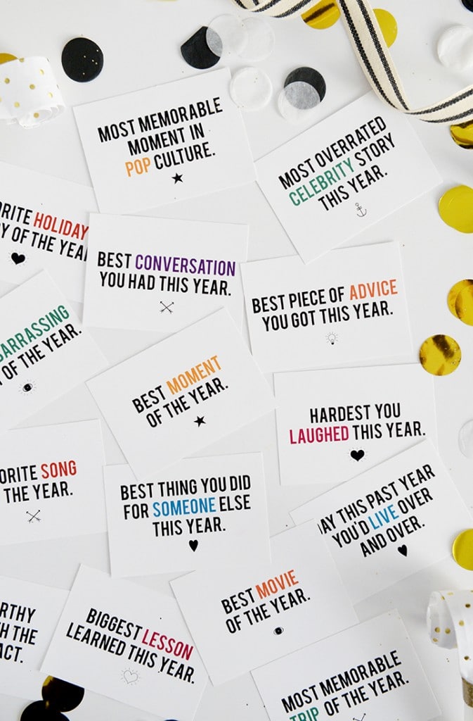 New Year's Game Free Printable