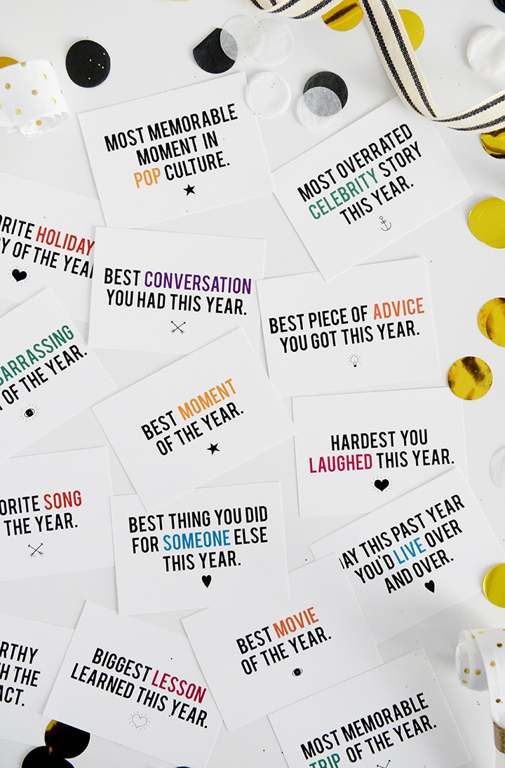 Our favorite free printable New Year's Eve game! 