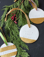 DIY Personalized Clay Ornaments
