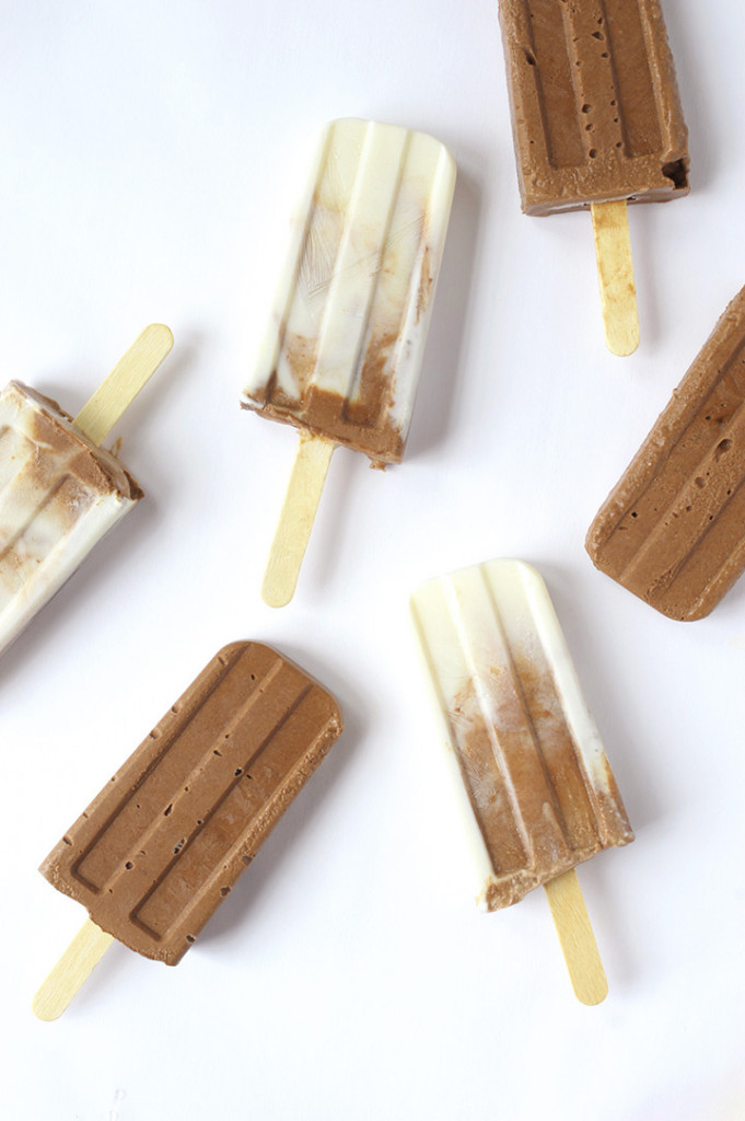 Healthy Chocolate and Vanilla Popsicle Recipe