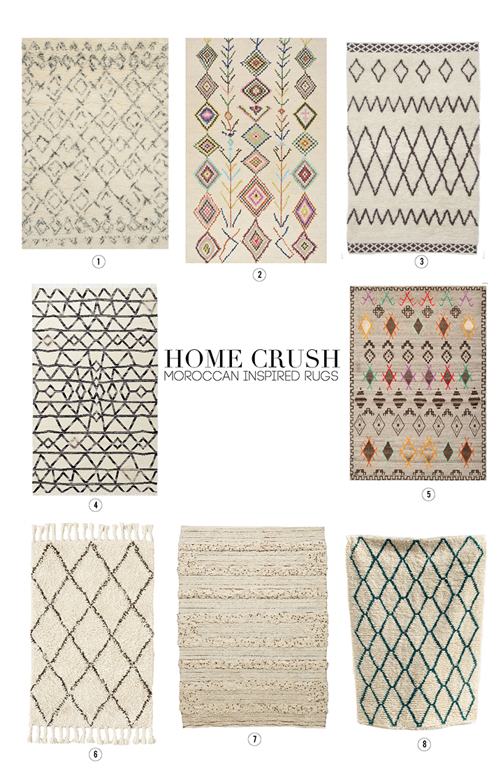 Home Crush Moroccan Inspired Rugs