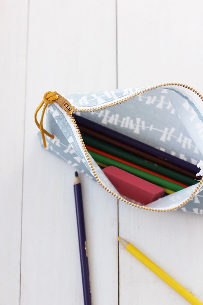 DIY Pencil Pouch sewing tutorial