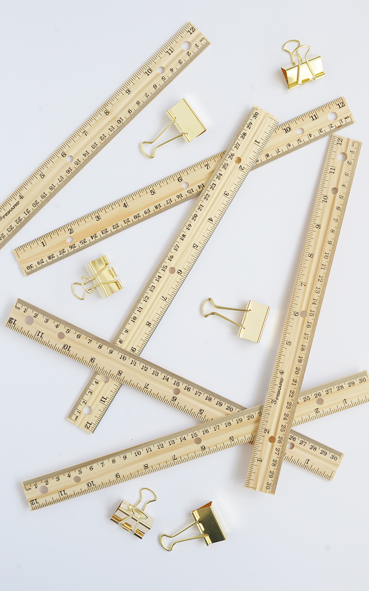 DIY Ruler Clip Frame | alice & lois for minted