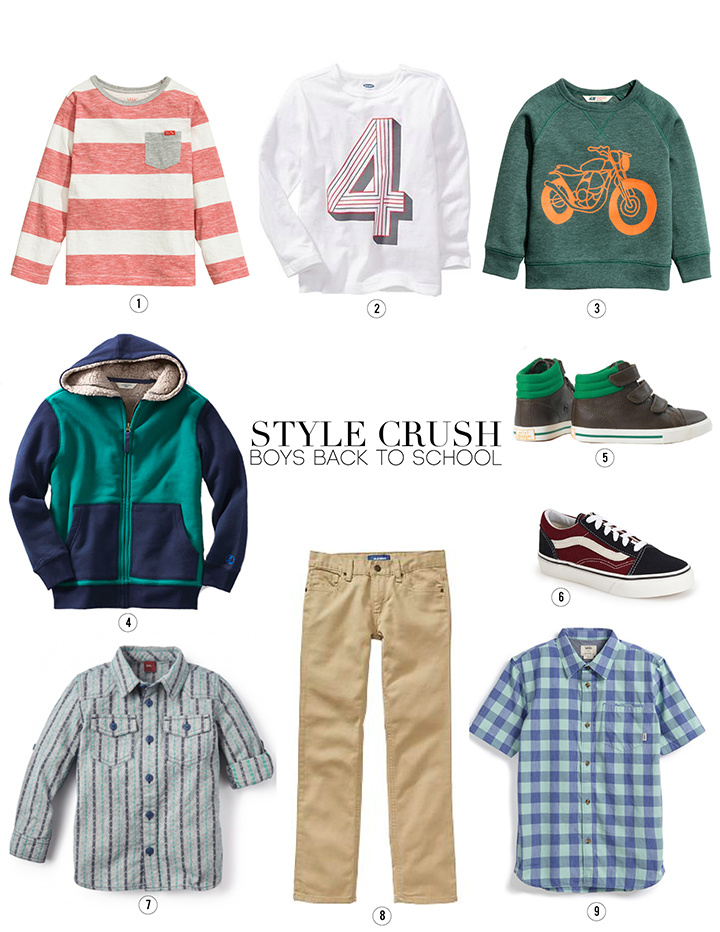 Style Crush – Boys Back to School Fashion