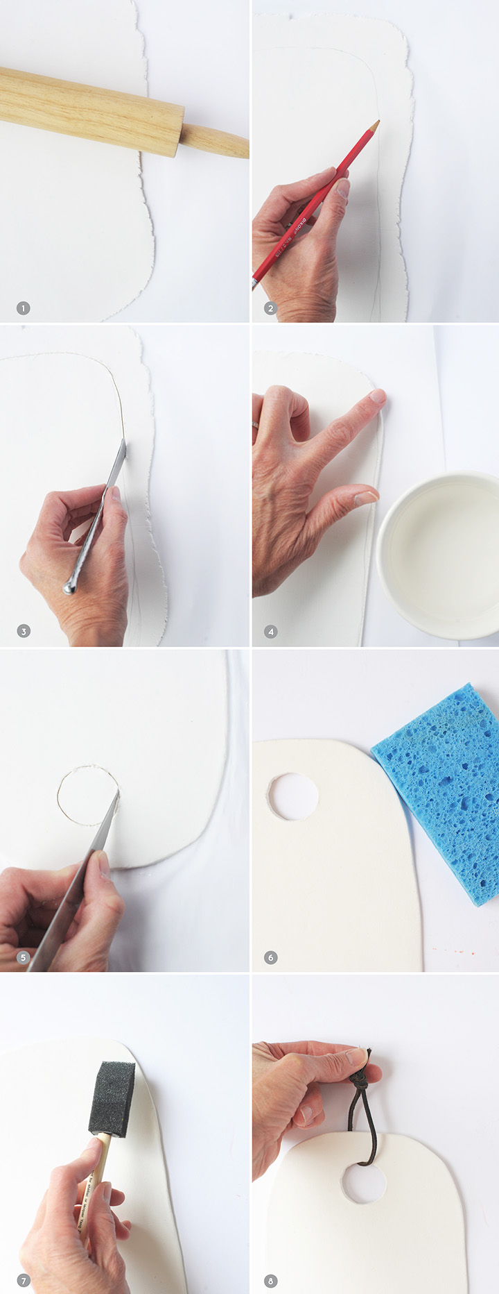 Make these DIY air dry clay platters. Read more for the full tutorial.