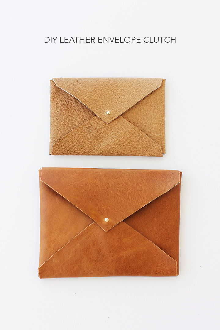 Leather store envelope pouch