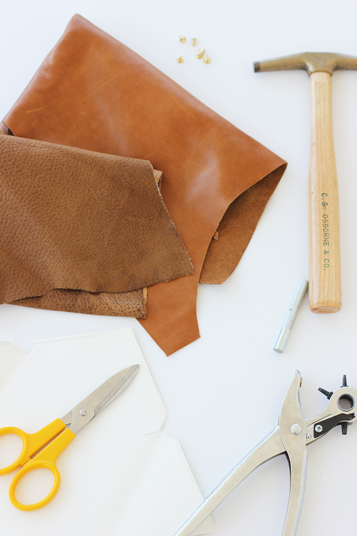 DIY Leather Envelope Clutch