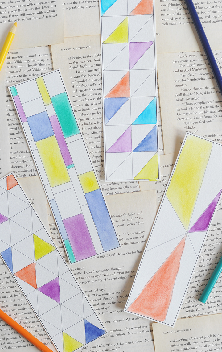 Download and print these Free Printable Coloring Bookmarks