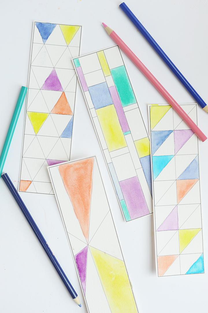 Kids love these Free Printable Coloring Bookmarks
