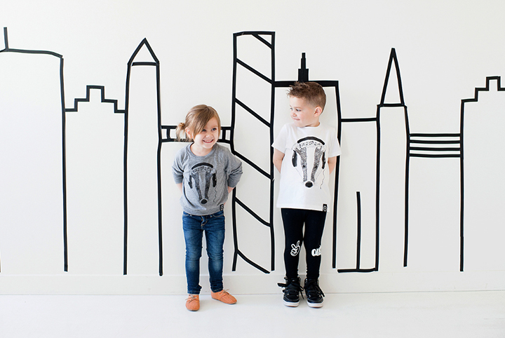 Super modern and super fun children's apparel from Badger + Rue