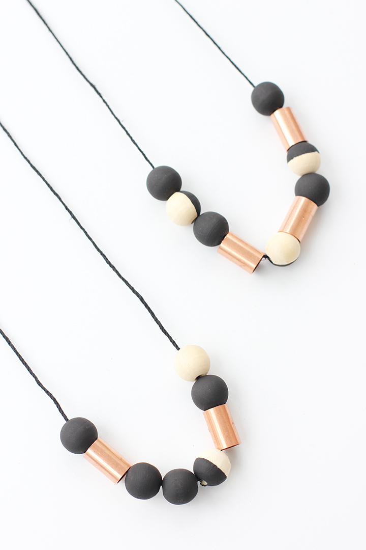 Diy hot sale wooden necklace