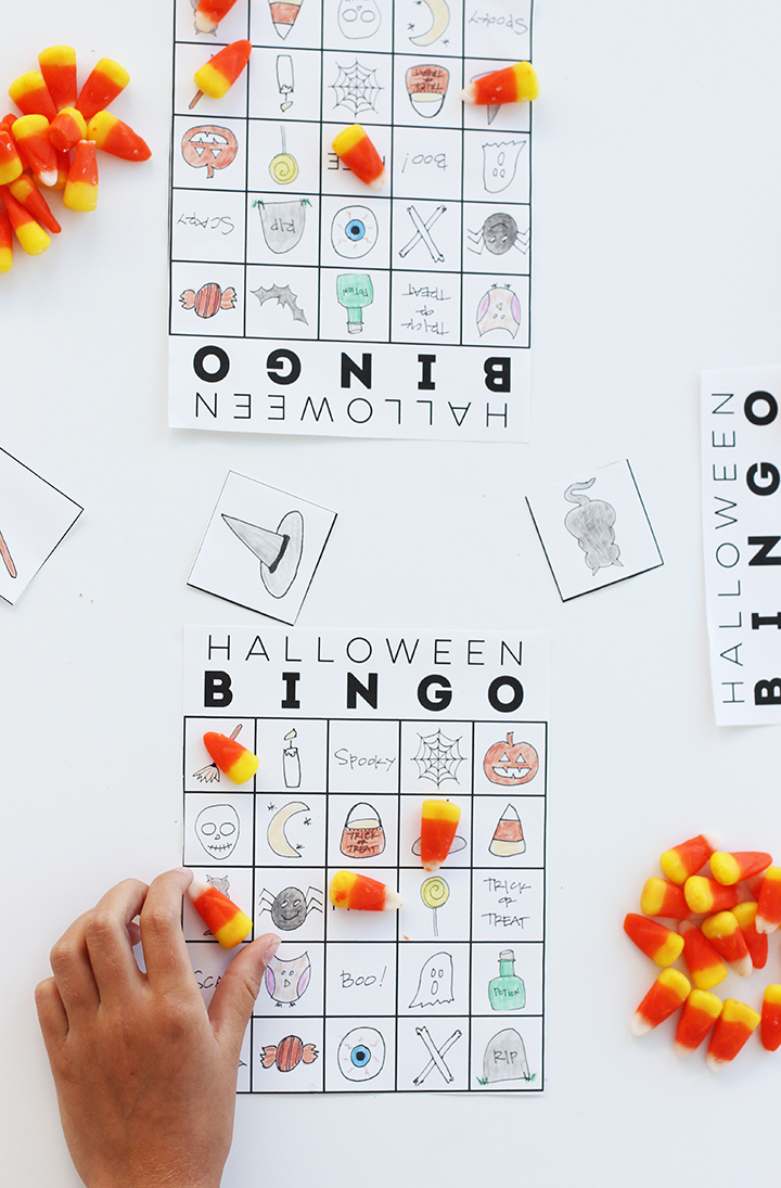 Print out this free download of Halloween bingo