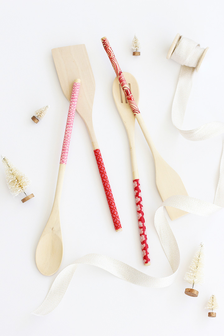 Great holiday gift idea – fabric covered spoons