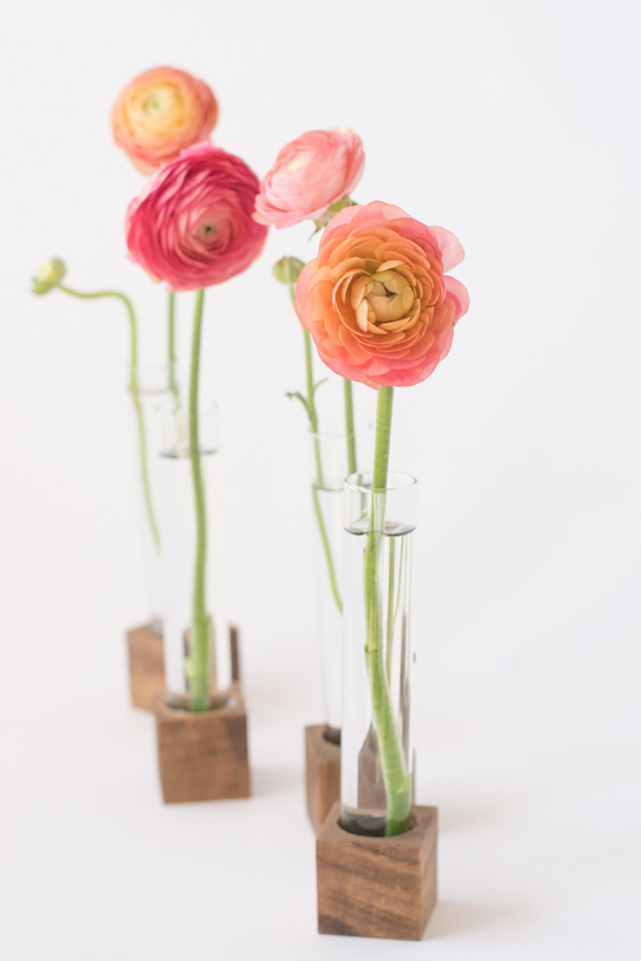 Got to try making these adorable DIY bud vases. The perfect gift.