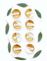 DIY Clay Bowl Place Card Holder