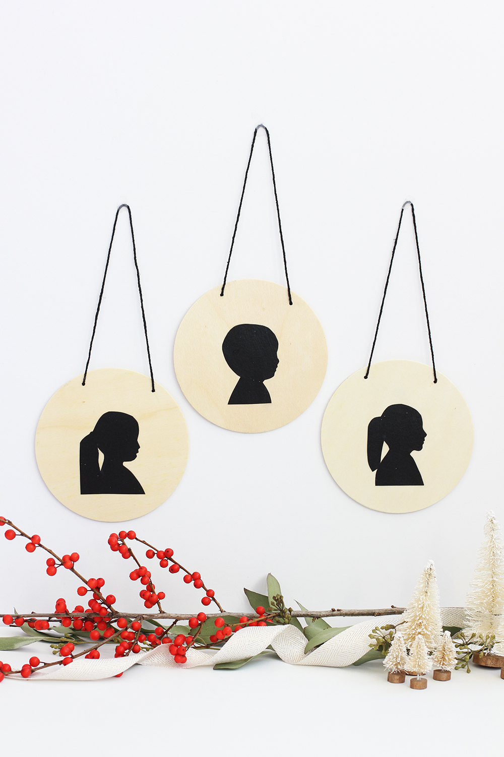 DIY Silhouette Ornament