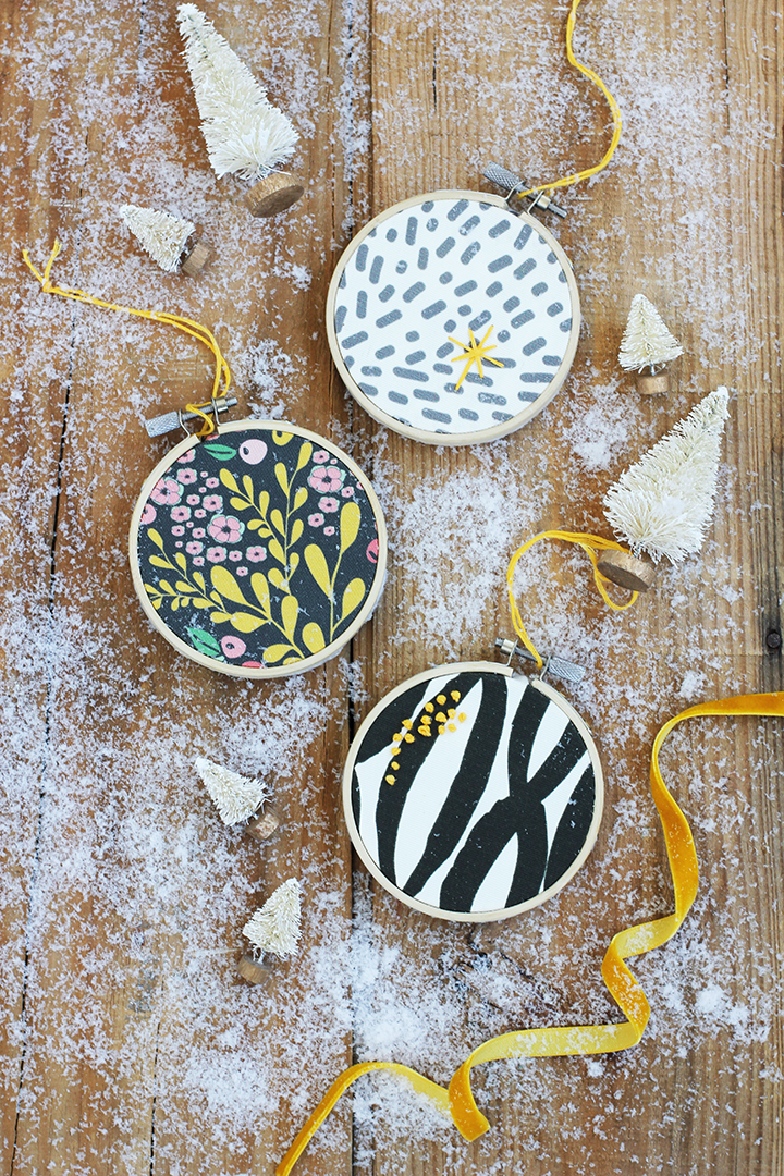 Embroidery Hoop Ornaments - Life Sew Savory