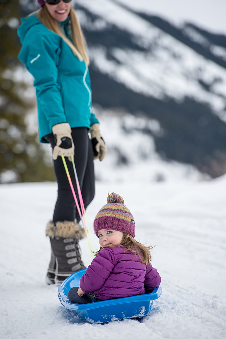 Sledding with the kids and the importance of getting outside with the Trust for Public Land.