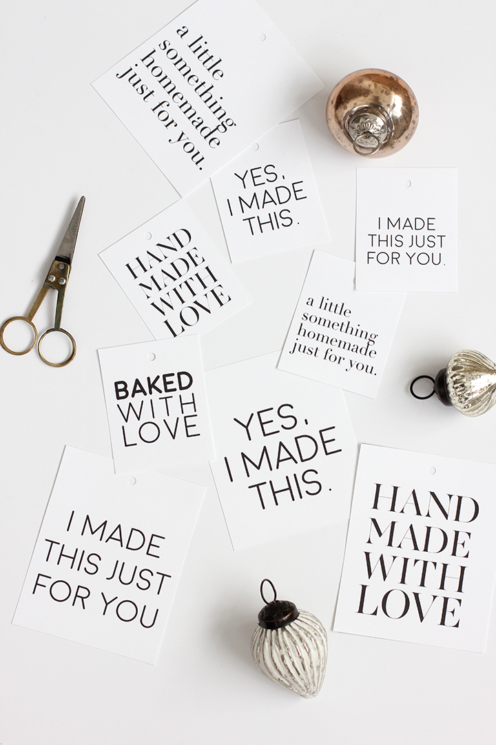 Printable Handmade Gift Tags | alice & lois for minted