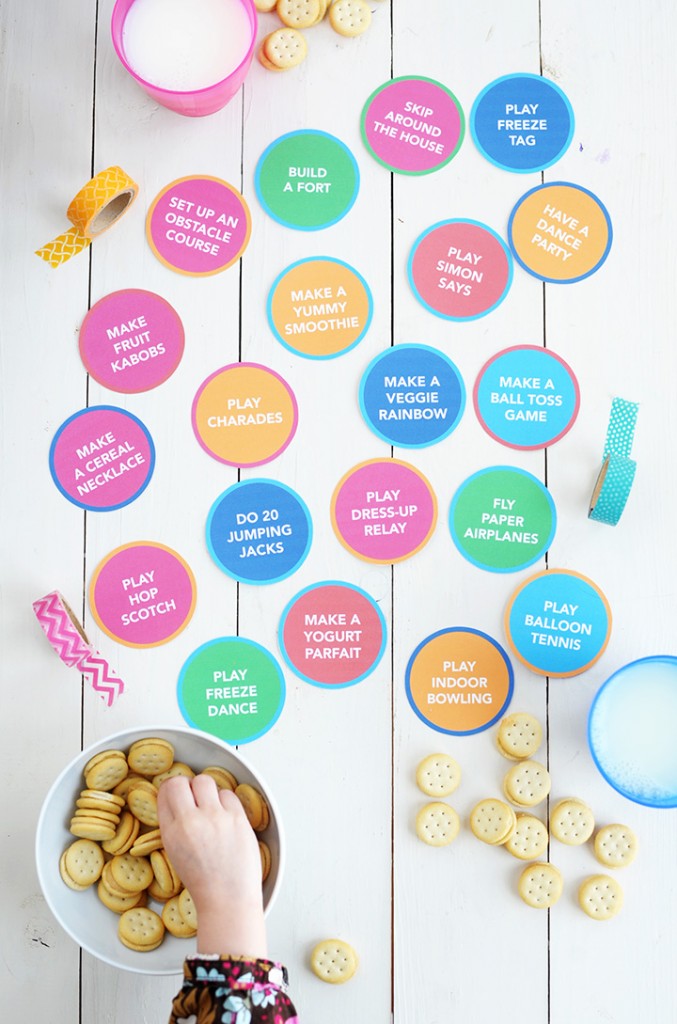 20 Indoor Activities for Kids with Free Printable - Alice and Lois