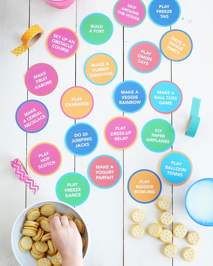 Download and print this free printable – it's 20 Indoor Activities for Kids.