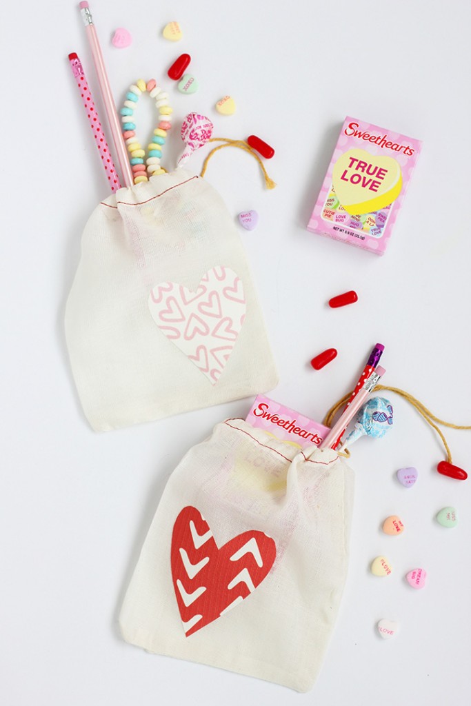 DIY Valentine Treat Bags - Alice and Lois