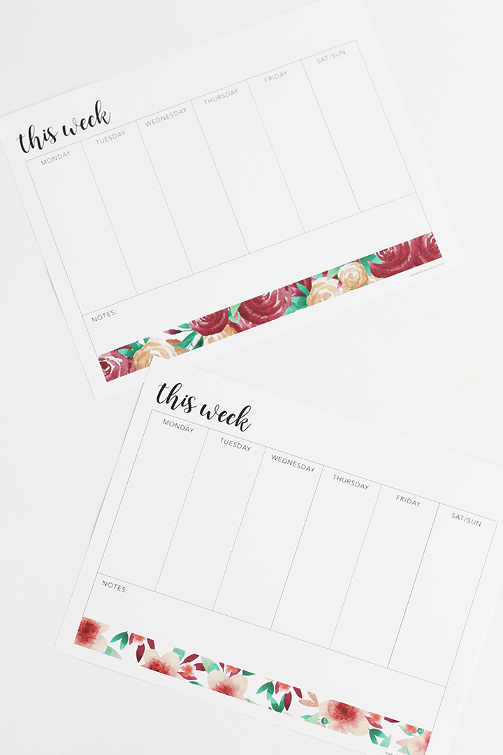 Weekly To Do List Free Printable | alice & lois