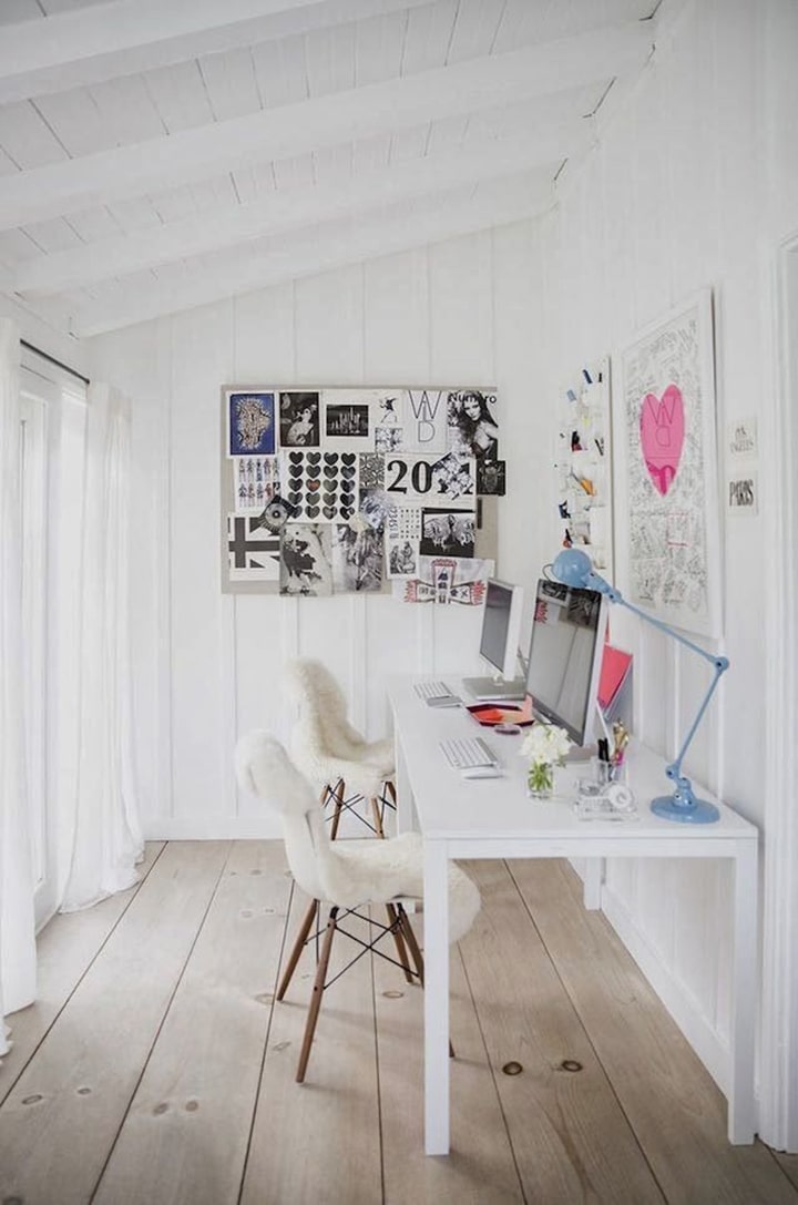 Home Crush Office Inspiration image via my scandinavian home 