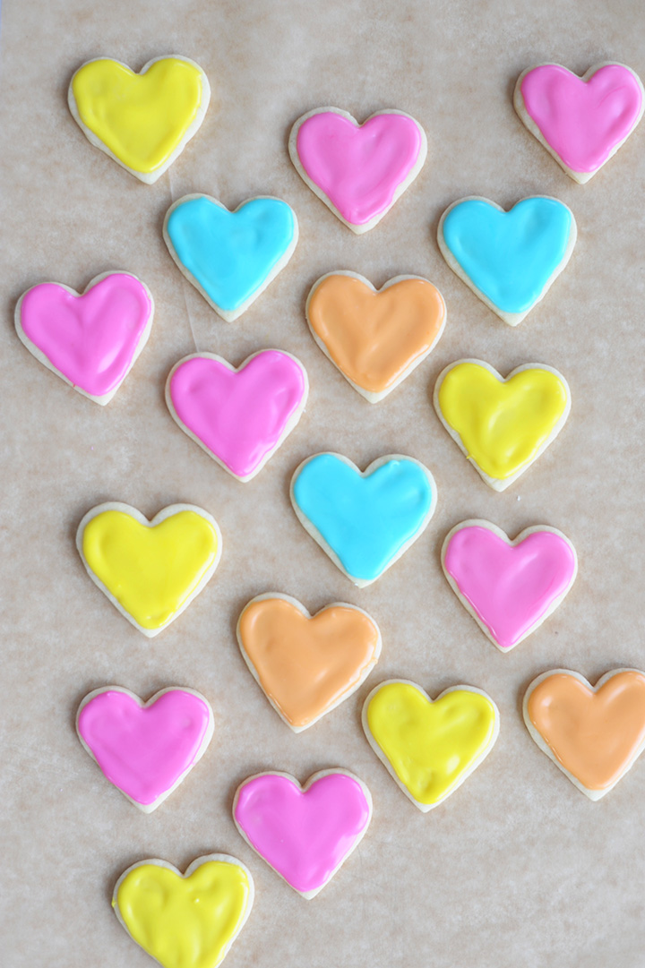 You have to make these mini heart sugar cookies for Valentine's Day. The very best recipe!