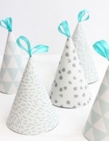 DIY Fabric Party Hats