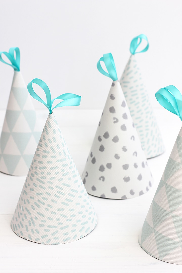 DIY Fabric Party Hats