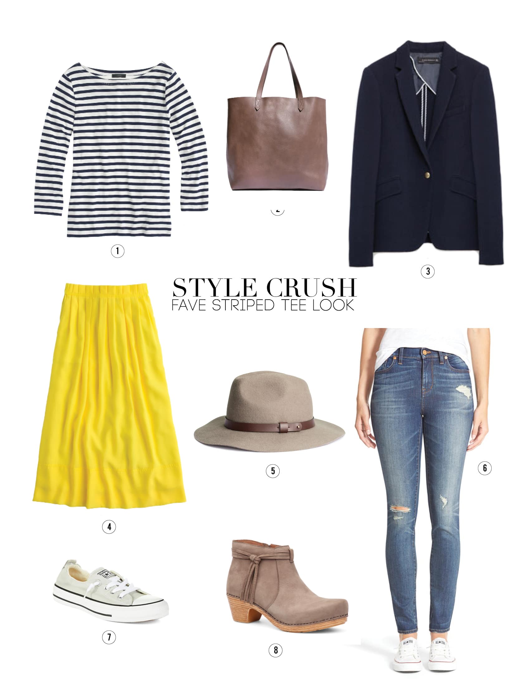 Fave Striped Tee Look | style crush