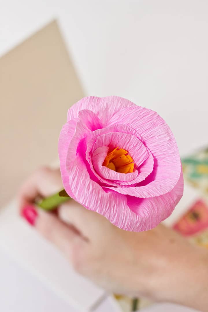 DIY Paper spring floral crown - The House That Lars Built