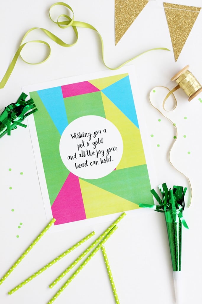 St Patrick's Day Free Printable - Alice and Lois