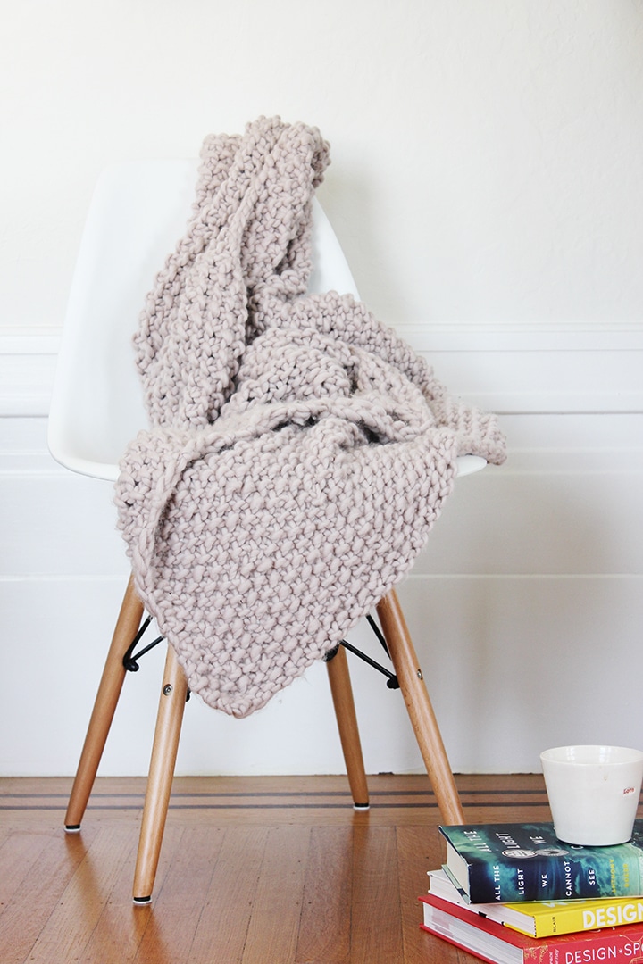DIY Wool Blanket + We Are Knitters | alice & lois
