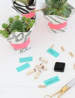 DIY Fabric Wrapped Succulents