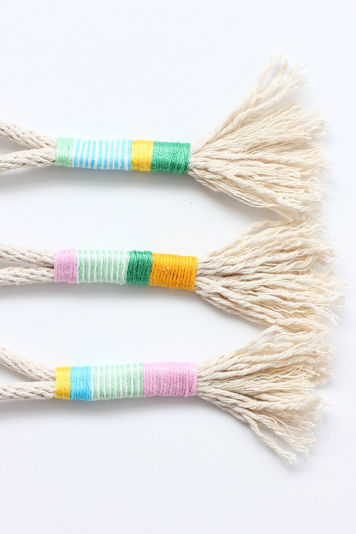 DIY Rope Tassel Keychains | Alice & Lois