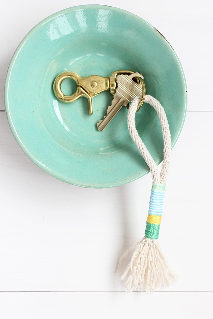 DIY Rope Tassel Keychains | Alice & Lois