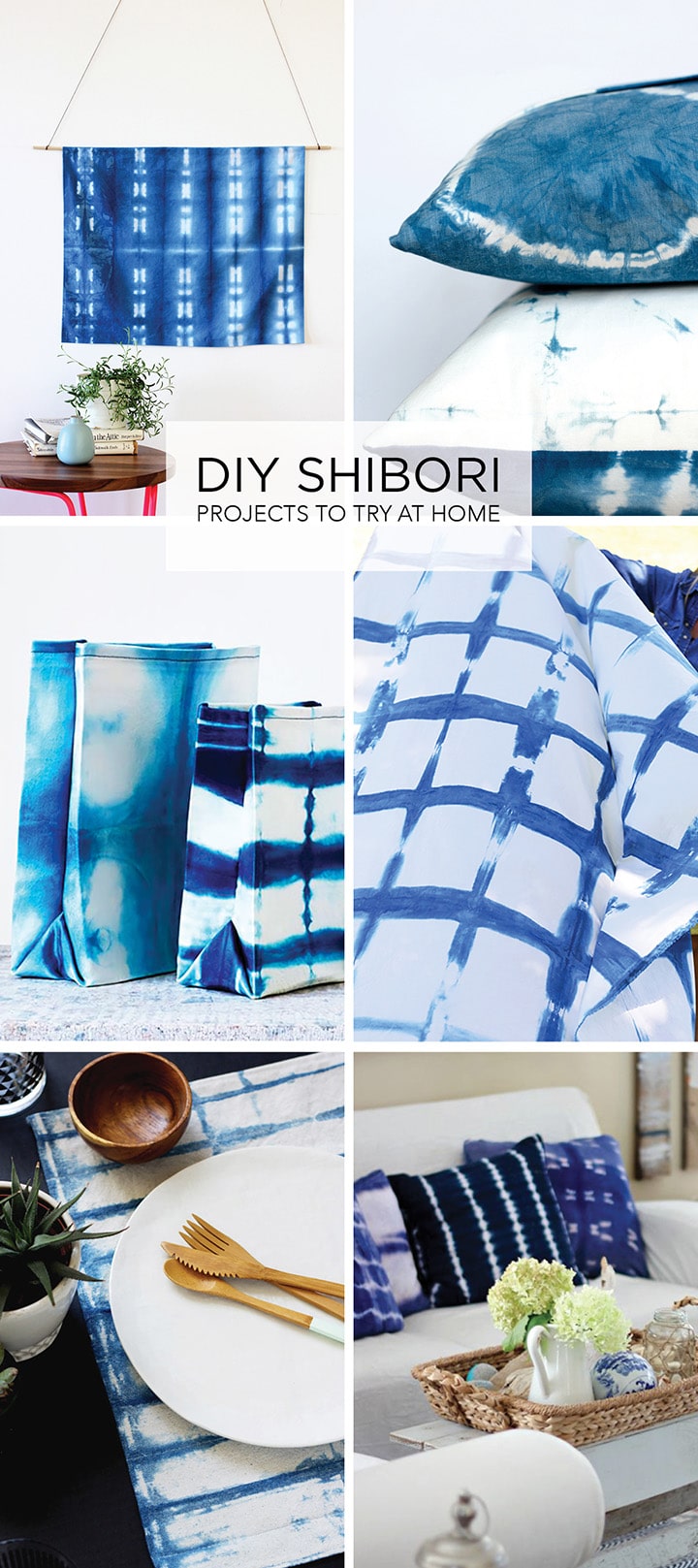 Some of the best DIY Shibori Indigo Projects to try at home.