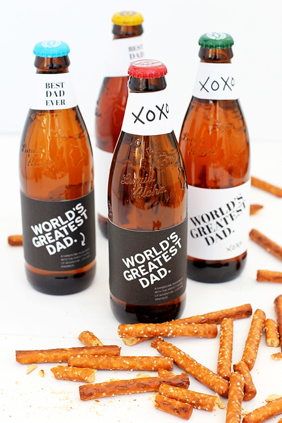 Free Printable Father's Day Beer Labels